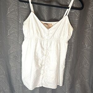 Gap Limited Edition white strappy summer size medium